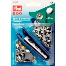 Boutons pression - Prym - Kit boutons pression Sport - 15 mm