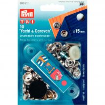 Boutons pression - Prym - Kit boutons pression Yacht - 15 mm