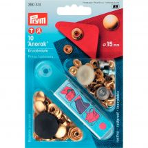 Boutons pression - Prym - Kit boutons pression Anorak - 15 mm