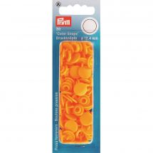 Boutons pression - Prym - 30 boutons à riveter jaune - 12.4 mm