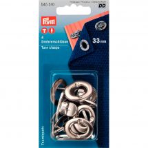 Boutons divers  - Prym - Fermoirs Tourniquets - 33 mm