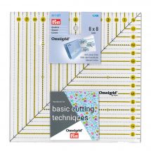 Règle Patchwork - Prym - Carré Omnigrid - 8x8 inch