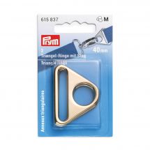 Accessoire pour sac - Prym - Anneaux triangulaires coloris or - 40 mm