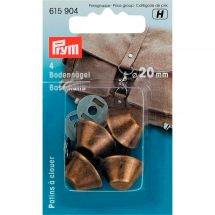 Accessoire pour sac - Prym - 4 patins à clouer pour sacs - 20 mm