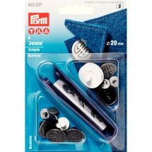 Boutons de jeans - Prym - 6 boutons acier- 20 mm