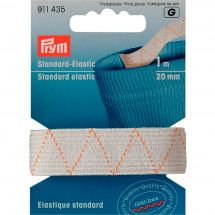 Mercerie - Elastiques - Prym - Elastique large 20mm blanc