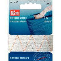 Mercerie - Elastiques - Prym - Elastique large 25mm blanc