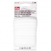 Mercerie - Elastiques - Prym - Elastique plat blanc 7mm - 15 m