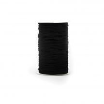 Mercerie - Elastiques - Prym - Bobine de corde élastique noire - 3 mm