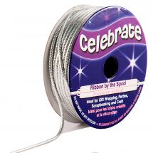 Corde Lurex en bobine - Celebrate - Argent - 1.6 mm x 8 m 