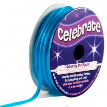 Queue de Rat en bobine - Celebrate - Turquoise uni- 2 mm x 10 m