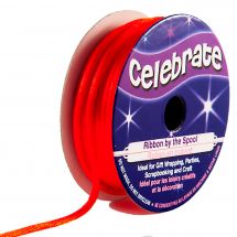 Queue de Rat en bobine - Celebrate - Rouge uni - 2 mm x 10 m 