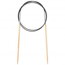 Aiguilles circulaires à tricoter - Prym - Aiguilles à tricoter circulaires Bambou - 80 cm