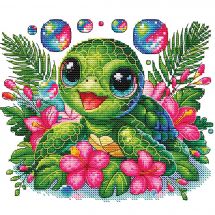 Fiche Point de Croix - Les petites croix de Lucie - Animal série Tortue