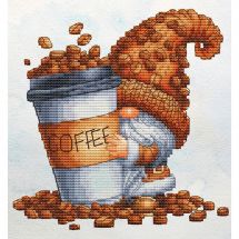 Fiche Point de Croix - Les petites croix de Lucie - Gnome amoureux de café