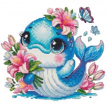 Fiche Point de Croix - Les petites croix de Lucie - Animal série Dauphin
