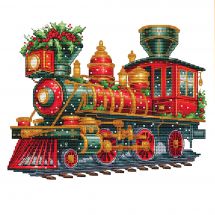 Fiche Point de Croix - Les petites croix de Lucie - Locomotive de Noël