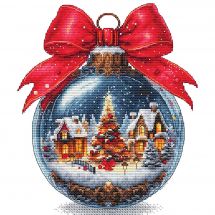 Fiche Point de Croix - Les petites croix de Lucie - Boule de Noël 2024