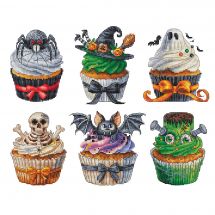 Fiche Point de Croix - Les petites croix de Lucie - Cupcakes d’Halloween
