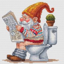 Fiche Point de Croix - Les petites croix de Lucie - Gnome occupé