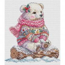 Fiche Point de Croix - Les petites croix de Lucie - Ourson d’hiver 1