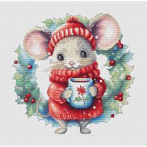 Fiche Point de Croix - Les petites croix de Lucie - Souris de Noël