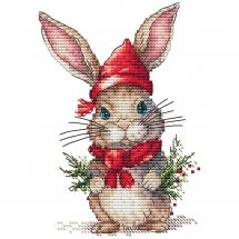 Fiche Point de Croix - Les petites croix de Lucie - Lapin de Noël