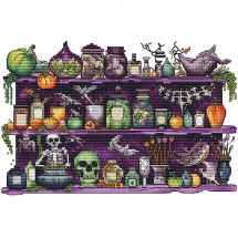Fiche Point de Croix - Les petites croix de Lucie - Potions d'Halloween