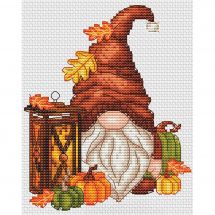 Fiche Point de Croix - Les petites croix de Lucie - Gnome d’automne 
