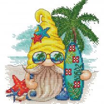 Fiche Point de Croix - Les petites croix de Lucie - Gnome surfeur
