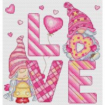 Fiche Point de Croix - Les petites croix de Lucie - Gnomes love
