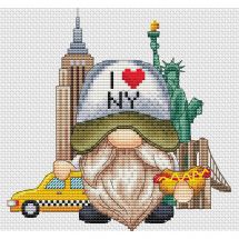 Fiche Point de Croix - Les petites croix de Lucie - Gnome à New York