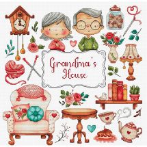 Fiche Point de Croix - Les petites croix de Lucie - La maison de mes grands parents