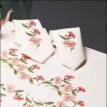 Serviette de table à broder - Margot de Paris - Chevreuse