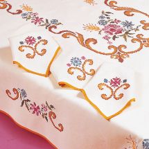 Serviette de table à broder - Margot de Paris - Pénélope