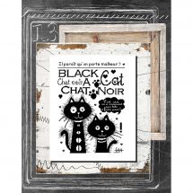 Fiche Point de Croix - Isabelle Haccourt Vautier - Black Cat