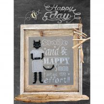 Fiche Point de Croix - Isabelle Haccourt Vautier - Be happy !
