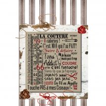Fiche Point de Croix - Isabelle Haccourt Vautier - La couture