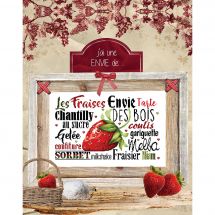 Fiche Point de Croix - Isabelle Haccourt Vautier - Une envie de fraises