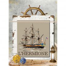 Fiche Point de Croix - Isabelle Haccourt Vautier - L'Hermione