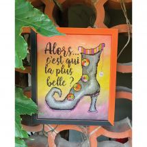 Fiche Point de Croix - Isabelle Haccourt Vautier - Chaussure à son pied