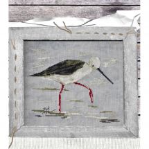 Fiche Point de Croix - Isabelle Haccourt Vautier - L'échasse blanche