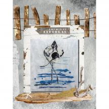 Fiche Point de Croix - Isabelle Haccourt Vautier - Avocette in Blue