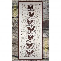 Diagramme + Toile - Isabelle Haccourt Vautier - ABC du poulailler
