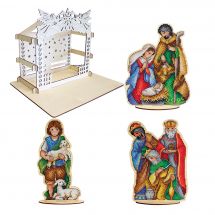 Pack loisirs créatifs - MP Studia - Ensemble Crèche de Noël