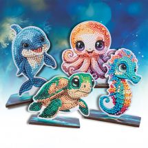 Figurine à diamanter - Crystal Art D.I.Y - Pack Animaux Océan