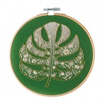 Kit de broderie sur tambour - Rikrack  - Monstera