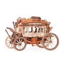 Puzzle 3D Mécanique Bois - ROKR - Boîte à musique - Diligence