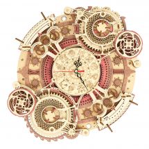 Puzzle Mécanique 3D Bois - ROKR - Horloge murale Astrologique