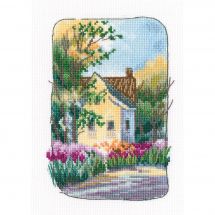 Kit broderie point de croix - RTO - Maison de campagne